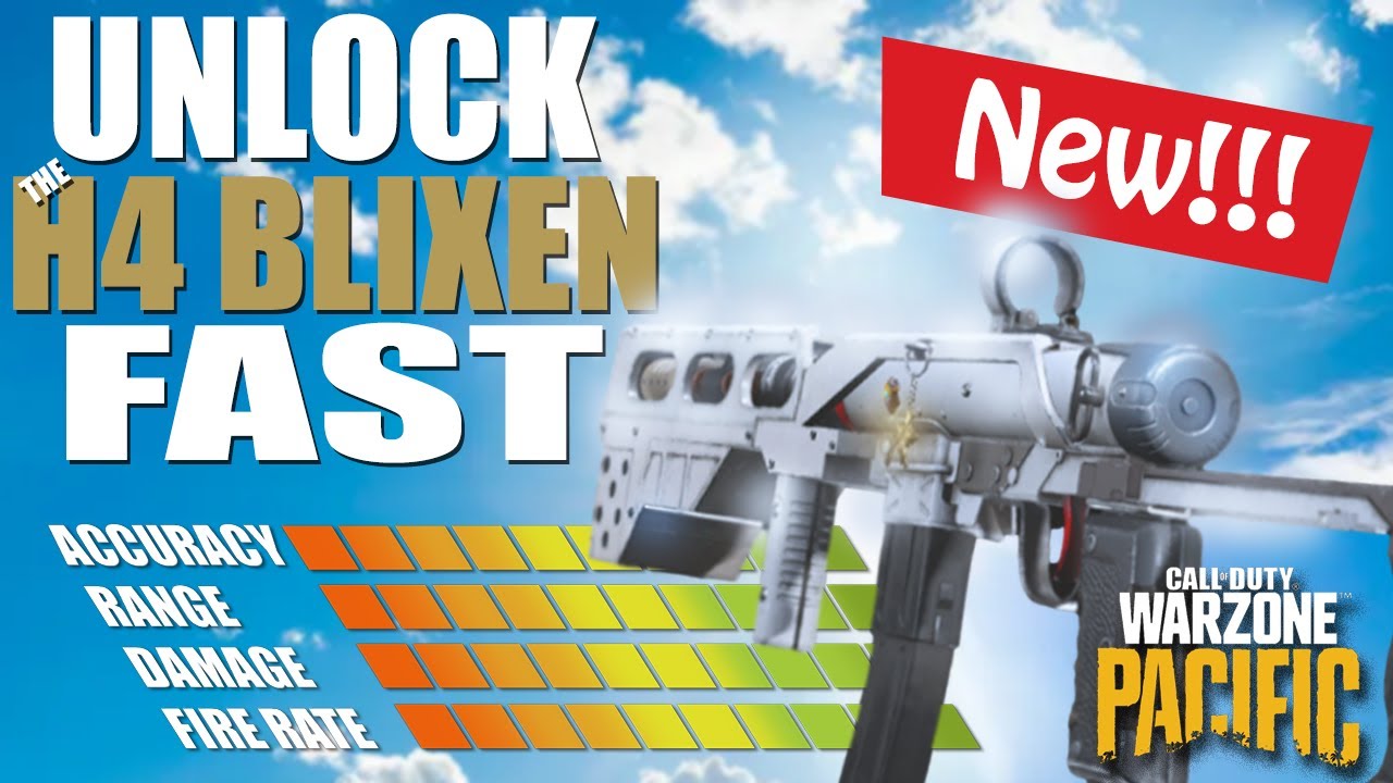 How To Unlock The New H4 Blixen SMG in Warzone | Season 3 reloaded