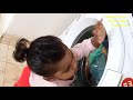 Funny baby playing || washing machine  vs cute baby