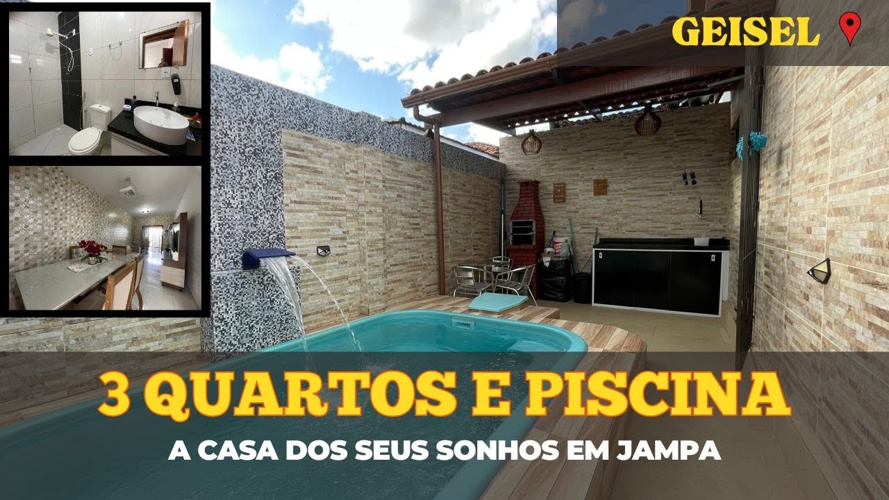 Casa linda com Piscina no bairro Geisel em João Pessoa - #PARAÍBA1