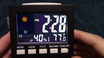 GLISTENY Mini Multi Display Clock!