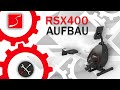 SPORTSTECH RSX400 Rudergerät - Aufbauanleitung/construction/structure/estructura/struttura