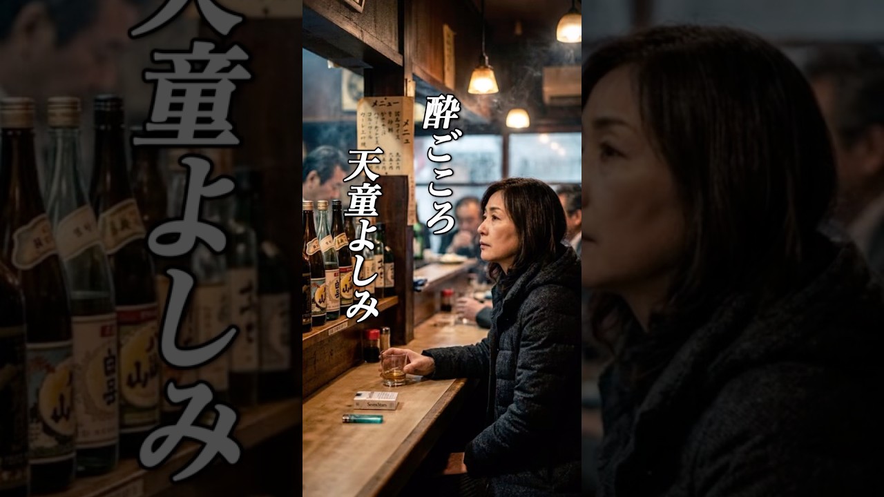 懐かしい曲『天童よしみ - 酔ごころ』懐メロ ショートMV作ってみた!