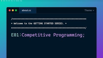 Getting Started E01: Competitive Programming