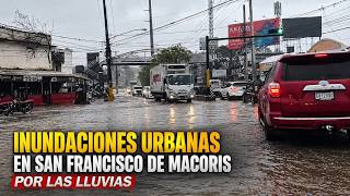 LLUVIAS CAUSARON ESTRAGOS EN SFM CON INUNDACIONES URBANAS