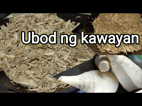 paanu magluto ng ubod ng kawayan