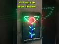 घर पे 🫨 बनाए LEDBLUB से DESIGN 😇 ##ledlights #short #youtubeshorts #mrvproject