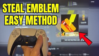 EASIEST STEAL EMBLEM GLITCH 100% WORKING TUTORIAL ON BLACK OPS 2! (PS4 & PS5)