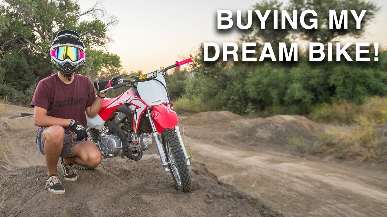 GOT MY DREAM DIRT BIKE AT AGE 20!! - YouTube