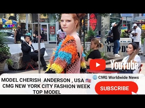 Cherish Anderson🇺🇸 Runner-up for CMG New York City Fashion Model 101, 2024 CMG Travel Award to Paris