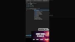 How to make Count down 2023 ! Javascript #shorts