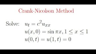 Crank Nicolson Method