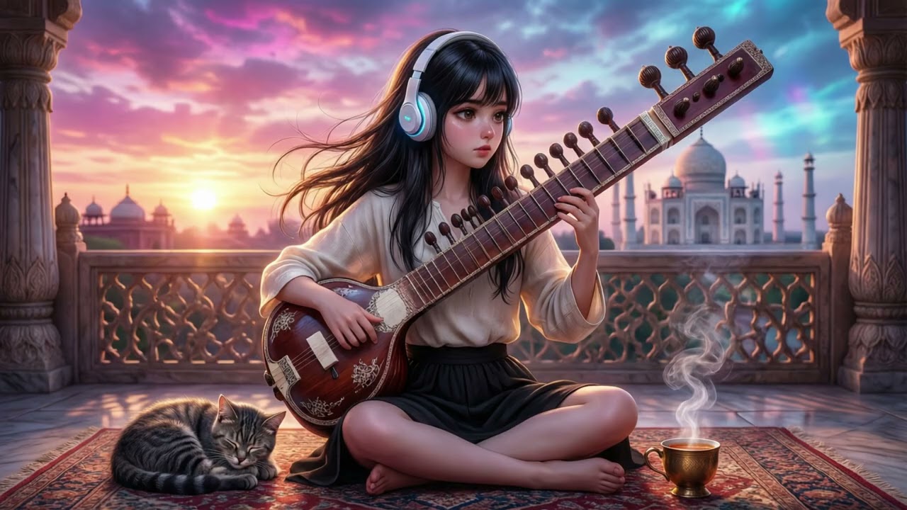 Calm Indian Music for Meditation, Sleep, Relax, Study & Work