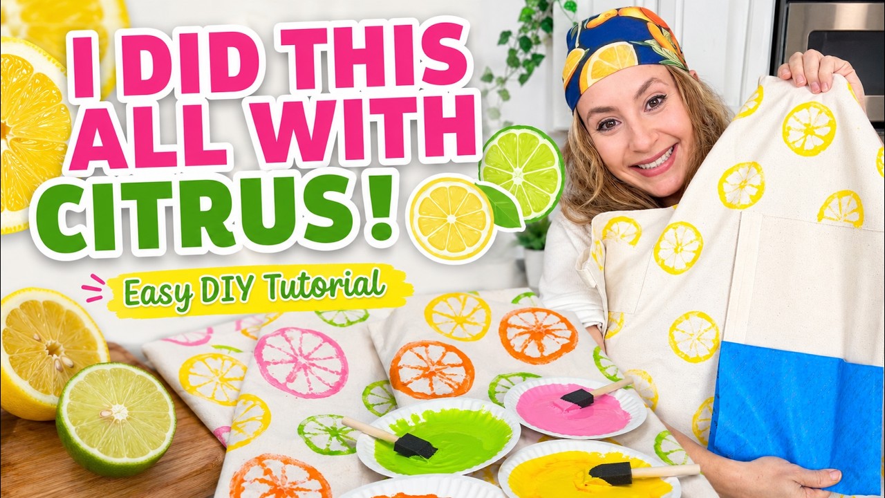 I did this all with citrus! 🍋‍🟩🍋