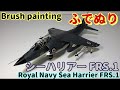 【筆塗りプラモ】ロイヤルネイビー シーハリアー 1:48 (Royal Navy Sea Harrier FRS.1 : Brush Painting)