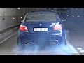 BMW M5 E60 with Eisenmann Race Exhaust INSANE Launches & Burnouts!!