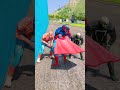 Super Man And Venom Run From Scary Spider Man And Ghost Rider | Marvel Animation