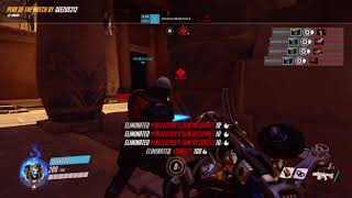 Overwatch Junkrat Rip tire Quad Kill