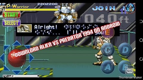 Alien Vs Predator 1994 classic full gameplay with cheats+downloading Rom link for Android