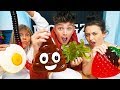 REAL FOOD VS GUMMY FOOD!! *Eating GROSS GIANT Candy Challenge* - Best Gross Real Worm Candy