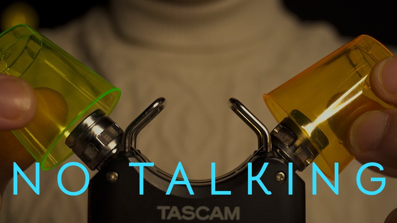 My first ASMR with TASCAM | EAR TO EAR tingles for Sleep and Relaxation (no talking)
