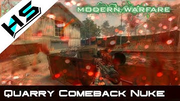 NUKE "Quarry Intervention Sniper Comeback!" - Call Of Duty: MW2 Gameplay Commentary