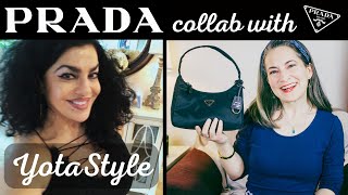 PRADA NYLON RE-EDITION 2000 MINI BAG 💖 REVIEW AND COLLAB WITH YOTASTYLE