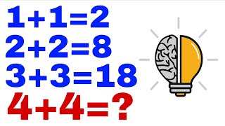 4+4 =❓| Viral Mathematics Problem 🤯