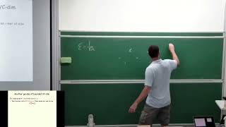 26.07.31. Shakhar Smorodinsky, Hypergraphs with Bounded VC-Dimension (Lecture 5)