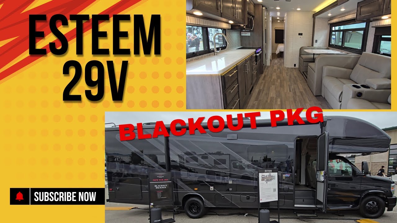 New Blackout Package - 2025 Esteem 29V C Class Motorhome - YouTube