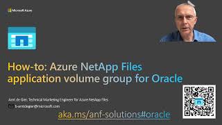 How-to: Azure NetApp Files application volume group for Oracle