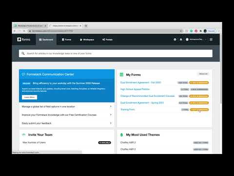 Admissions & Records: Formstack