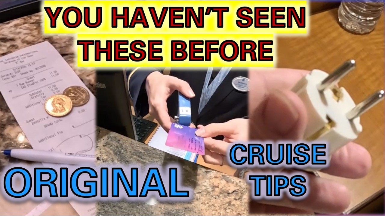 Original Cruise Tips  - A Half Dozen Hacks That You Probably Haven't Seen Elsewhere