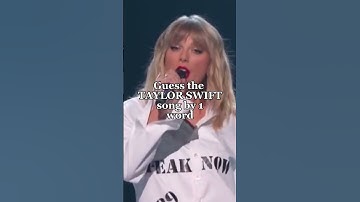 Guess the Taylor Swift song by 1 word #taylorswift #taylor #fyp  #tswift #capcut #viral #swifties