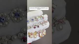Premium 925 Silver Pearl &amp; Zircon Earrings 💍🐚