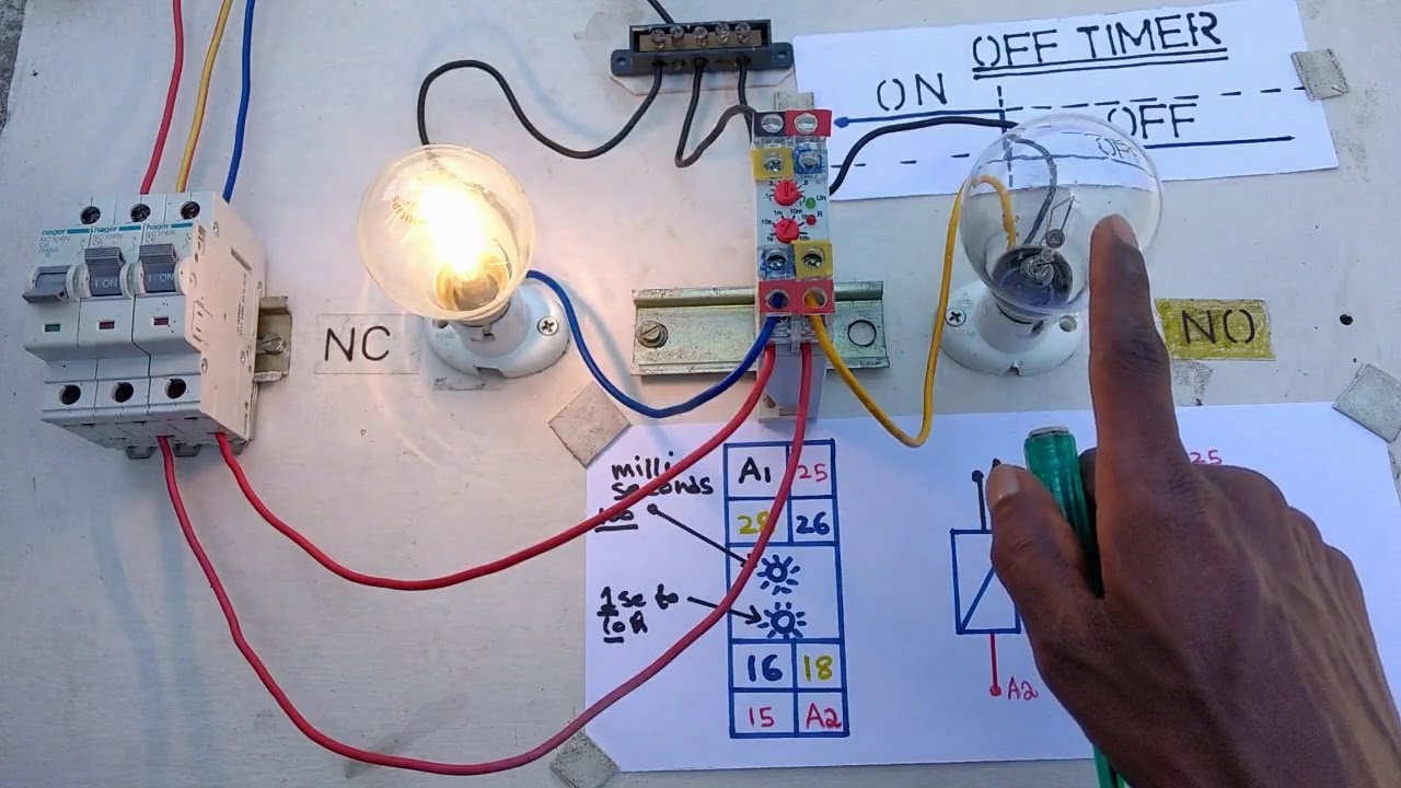 how to work off delay timer test in live, how to work auto resistance