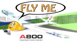 XK a800 , watch this video before you buy. Remote control 4 channel airplane glider for beginners