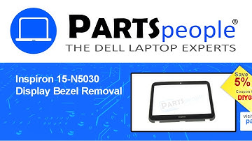 Dell Inspiron 15 N5030 (P07F003) Display Bezel How-To Video Tutorial