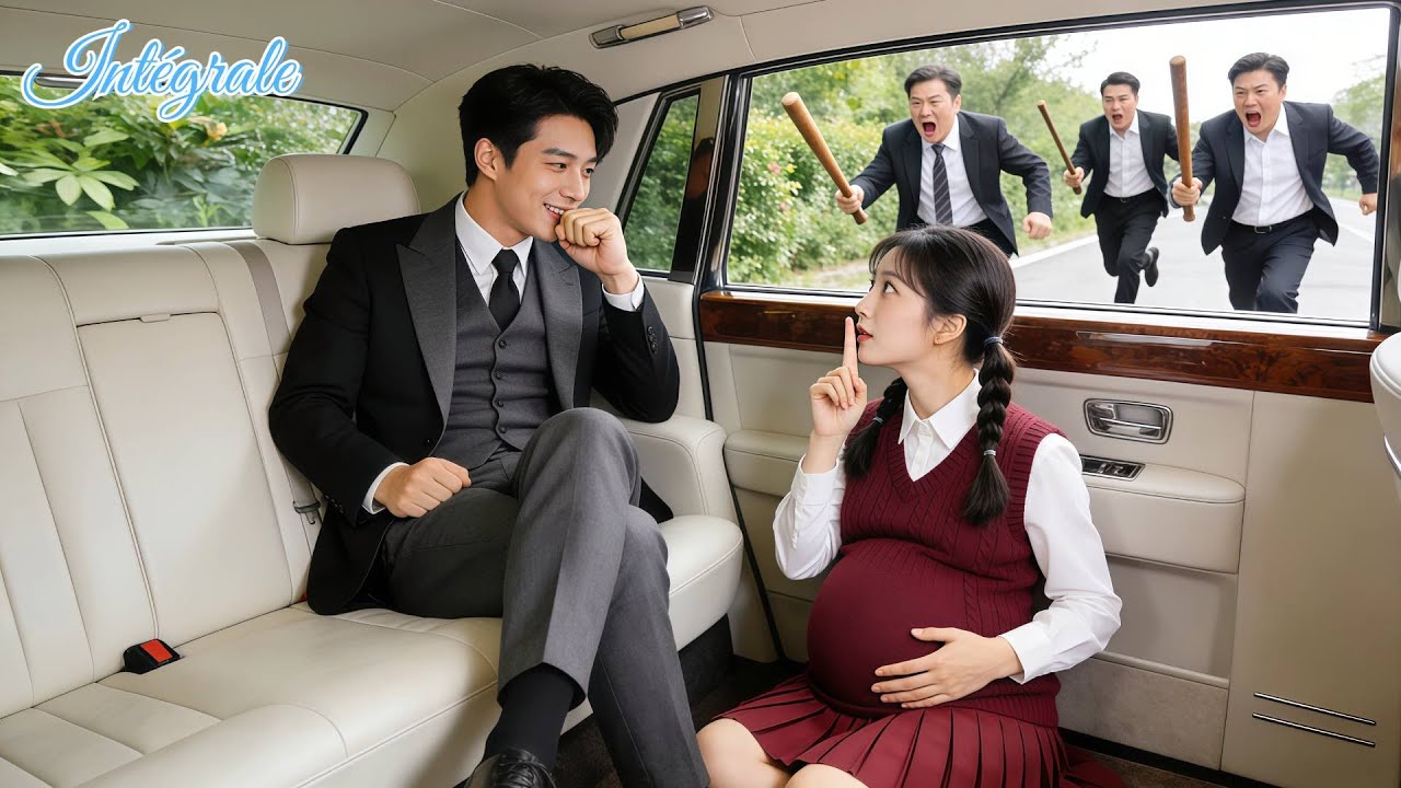 Vendue à un vieil homme ? Étudiante enceinte se cache dans une voiture… mais c’est son ONS, PDG !