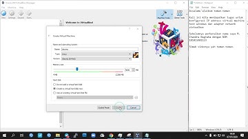 Konfigurasi IP Address Virtual Machine Host Windows Dan Adapter Network Virtualbox