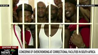 Overcrowding levels at correctional facilities around South Africa reach nearly 40%