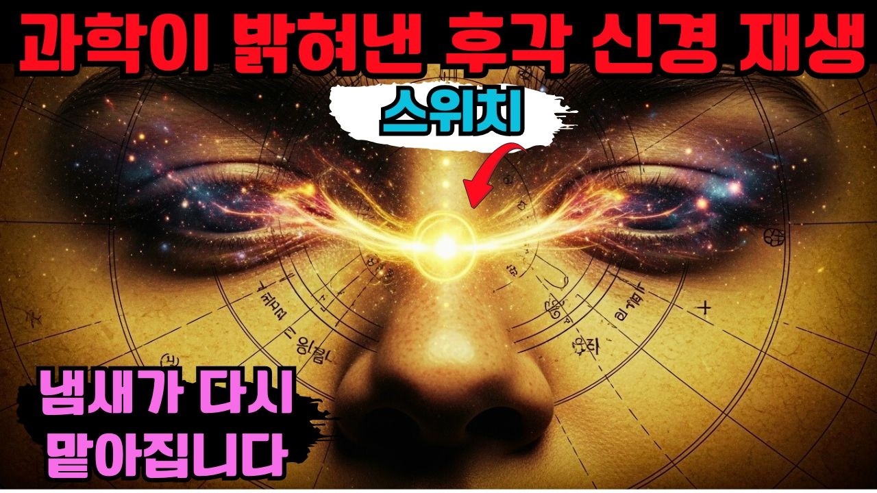 99%가 모르는 콧방울 옆 '이 버튼' | 막힌 코가 뻥 뚫리고 잃어버린 냄새를 되찾는 기적