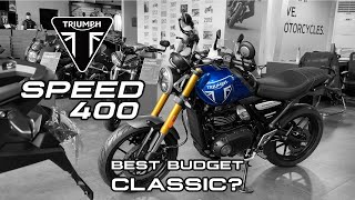 First impressions of the Triumph Speed 400 and Scrambler 400X! Tagalog [ENGLISH SUB]