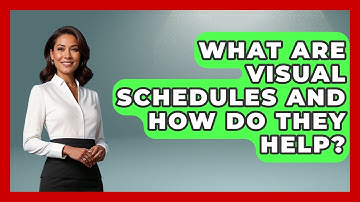 What Are Visual Schedules And How Do They Help? - Answers About Autism