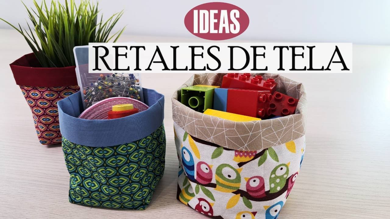 Ideas para utilizar retazos de tela fáciles - 1000 Cursos Gratis