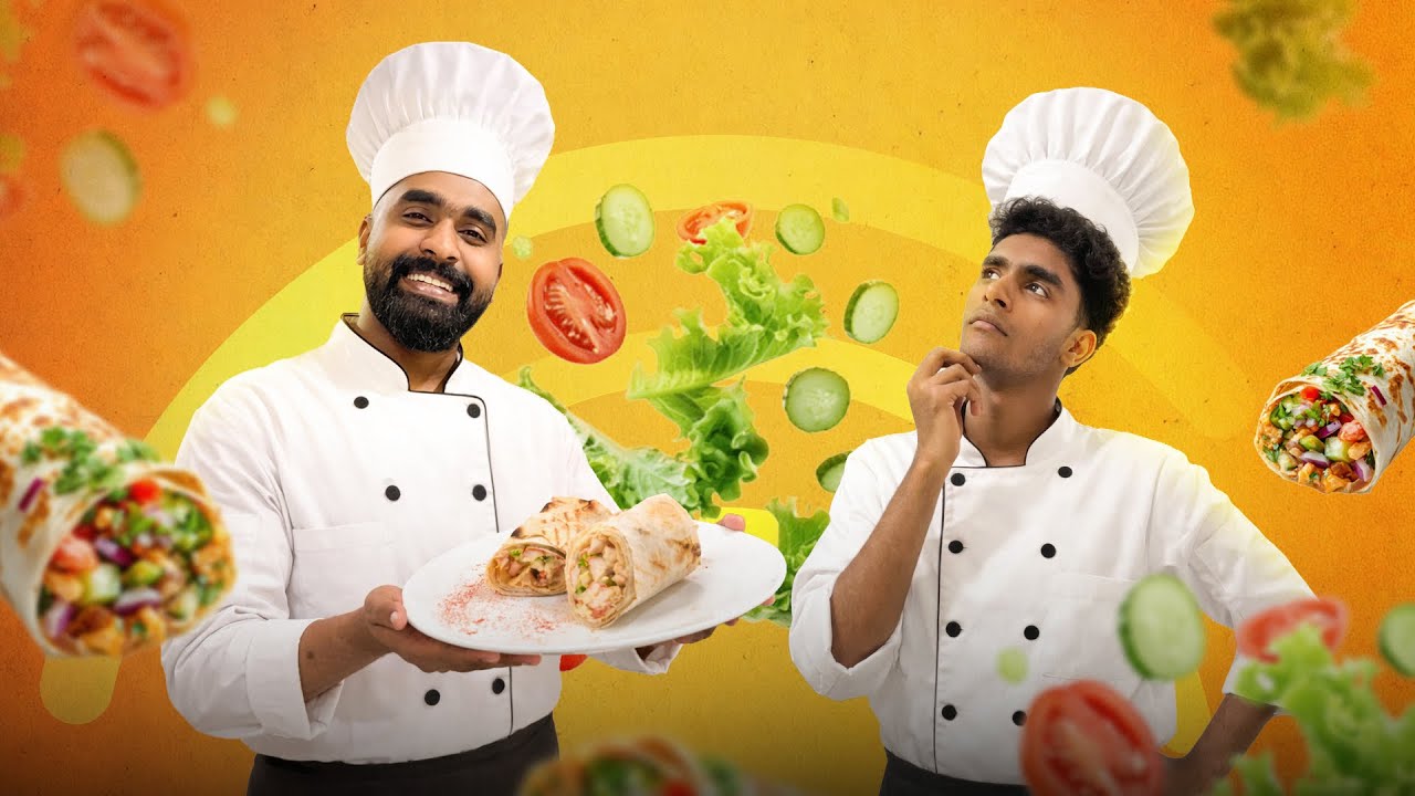 അഫി കണ്ട് നിന്നും ഞാൻ കൊണ്ട് നിന്നും ഉണ്ടാക്കിയ SPICY ROLL COOKING! 👨‍🍳🍳 ഇത്തവണയും പാളി! 😢💔