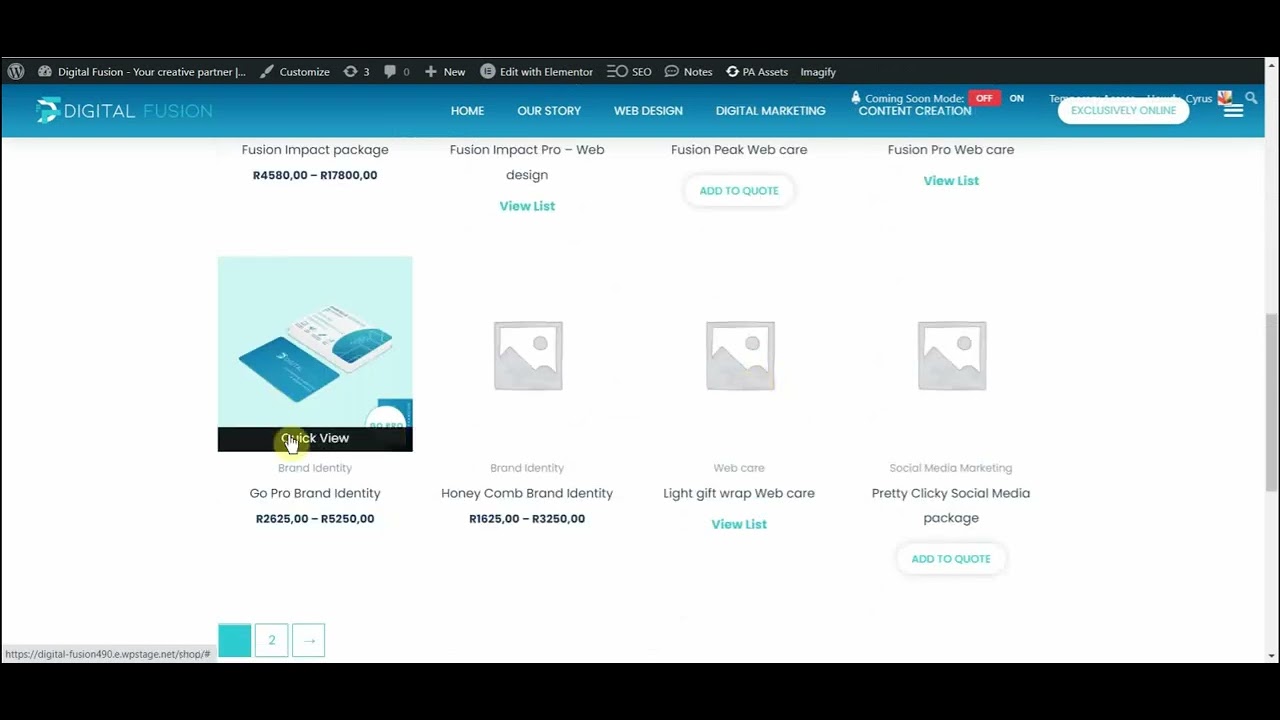 Astra QuickView hide for quote items