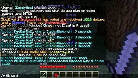 Minecraft Scammed by twinjos in Goldcraftmc