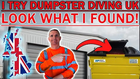I TRY DUMPSTER DIVING IN THE UK, LOOK WHAT I FOUND !!ITS UNBELIEVABLE!!
