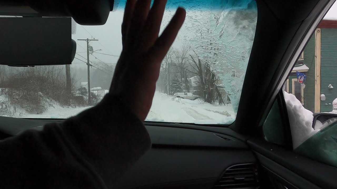 Driving from Bennington,NH to Washington,NH in blizzard, via Antrim, Hillsboro, and Windsor