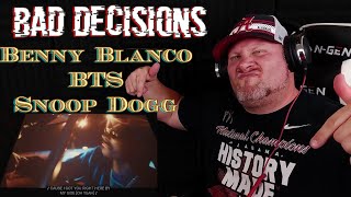 Benny Blanco, Bts & Snoop Dogg - Bad Decisions Official Music Video Reaction